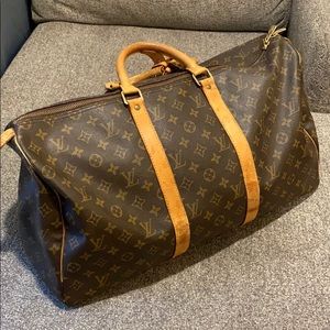 LV Keepall Monogram Canvas Duffle Bag